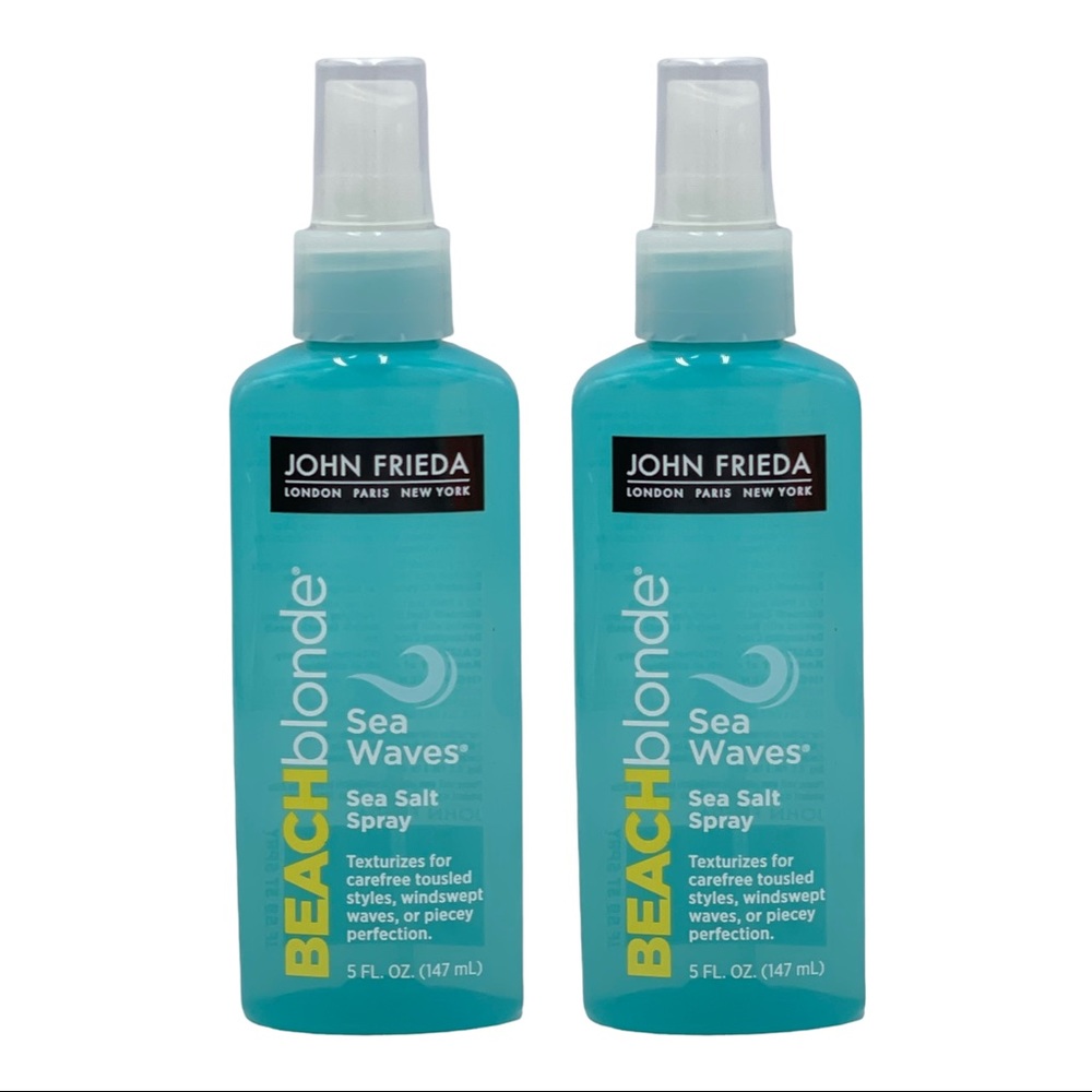 2Pk John Frieda Beach Blonde Sea Waves Salt Spray 5 oz Texturizing Enhance Waves